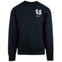 Men's nike u-state embroidered black crewneck sweatshirt